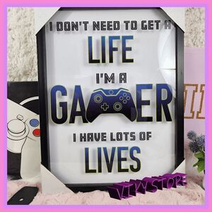 NWT Game On: {Design District} Studio Wall Decor, 20x15 NWT